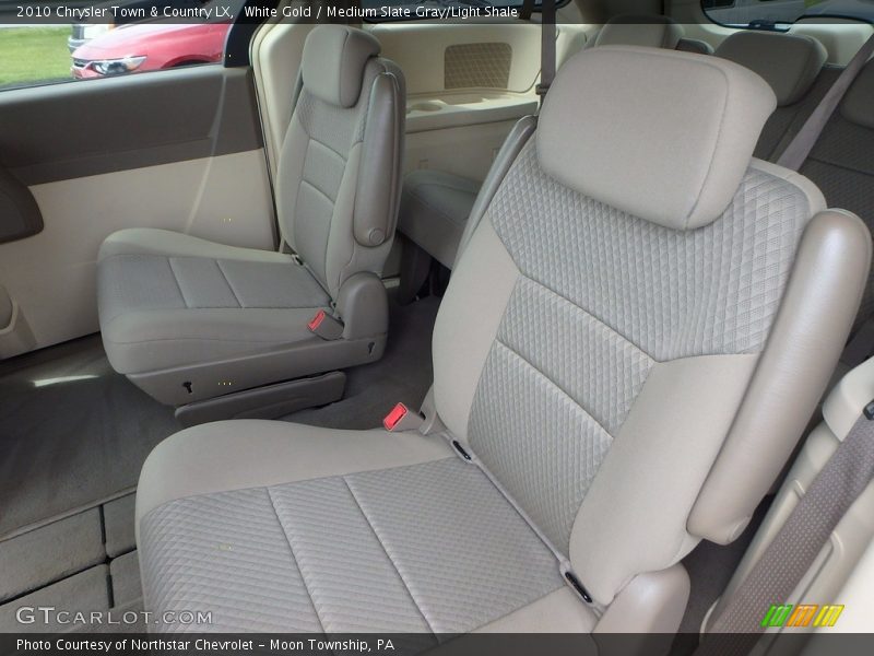 White Gold / Medium Slate Gray/Light Shale 2010 Chrysler Town & Country LX