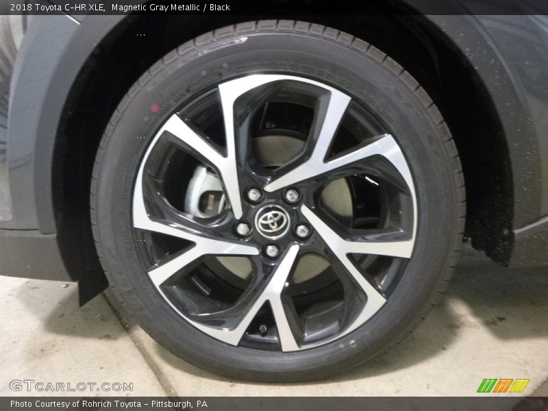 Magnetic Gray Metallic / Black 2018 Toyota C-HR XLE