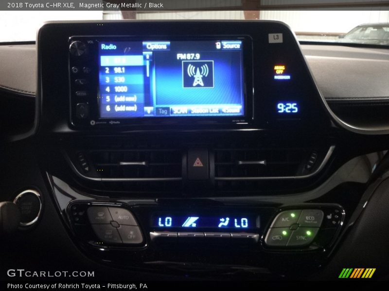 Magnetic Gray Metallic / Black 2018 Toyota C-HR XLE