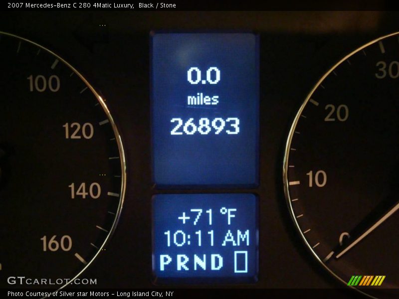 Black / Stone 2007 Mercedes-Benz C 280 4Matic Luxury