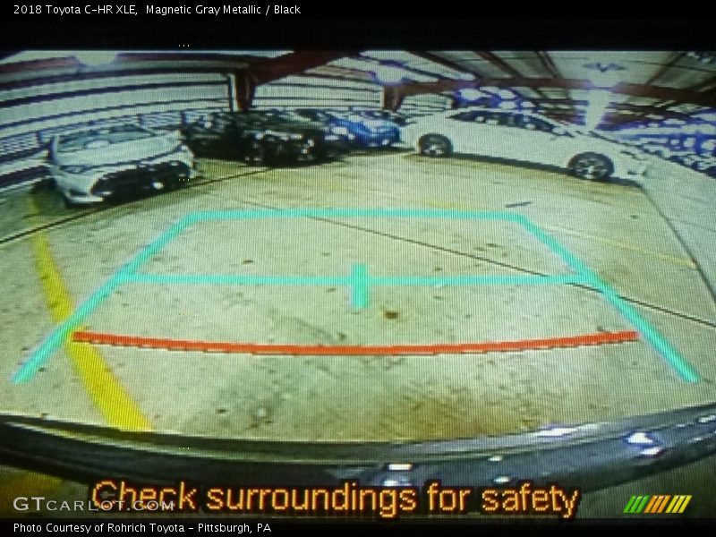 Magnetic Gray Metallic / Black 2018 Toyota C-HR XLE