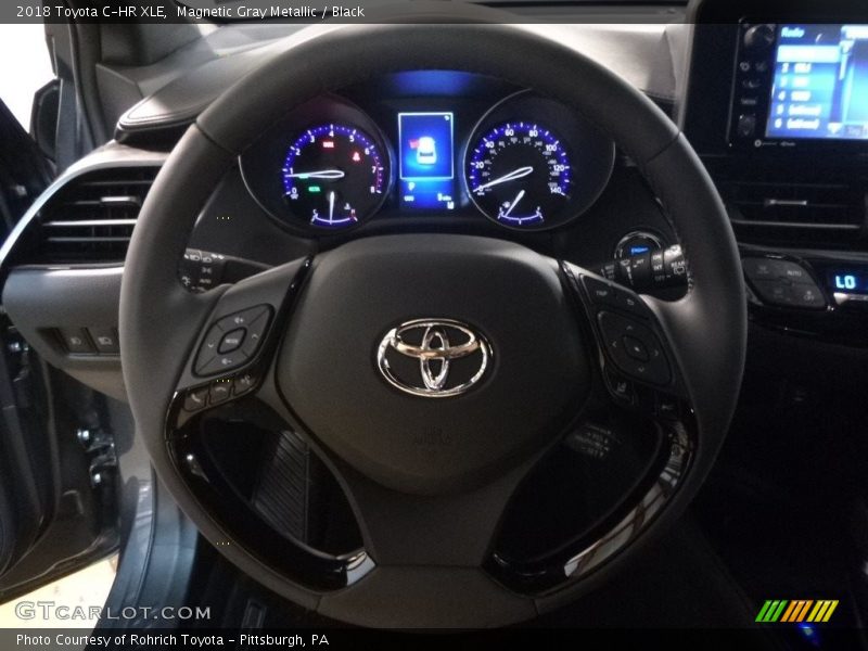Magnetic Gray Metallic / Black 2018 Toyota C-HR XLE