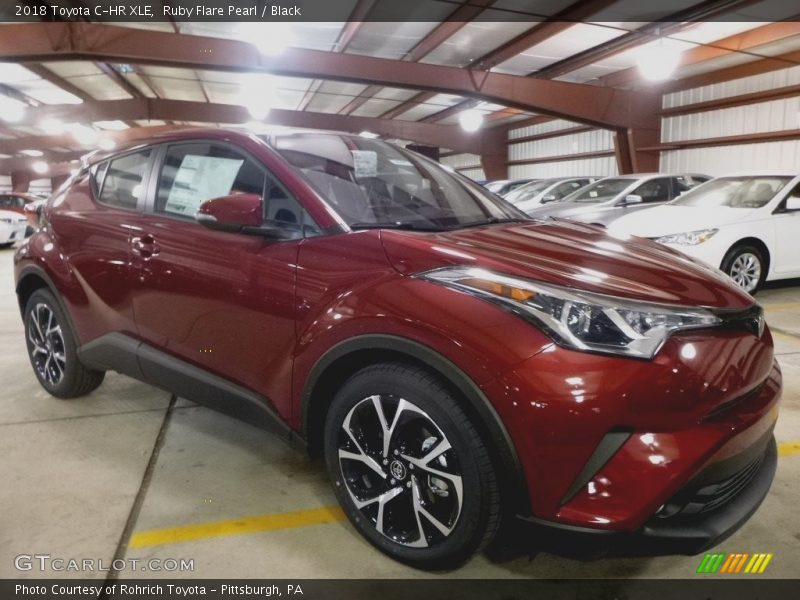 Ruby Flare Pearl / Black 2018 Toyota C-HR XLE