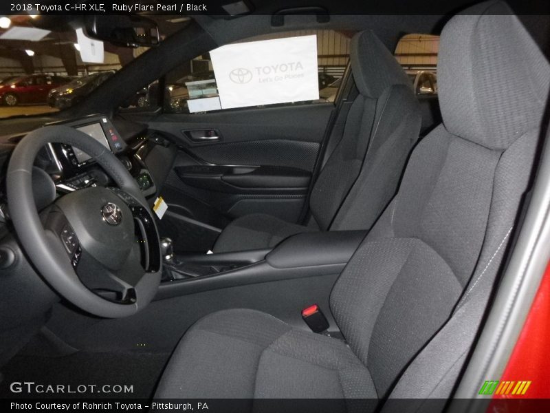Front Seat of 2018 C-HR XLE