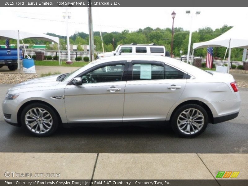 Ingot Silver Metallic / Charcoal Black 2015 Ford Taurus Limited