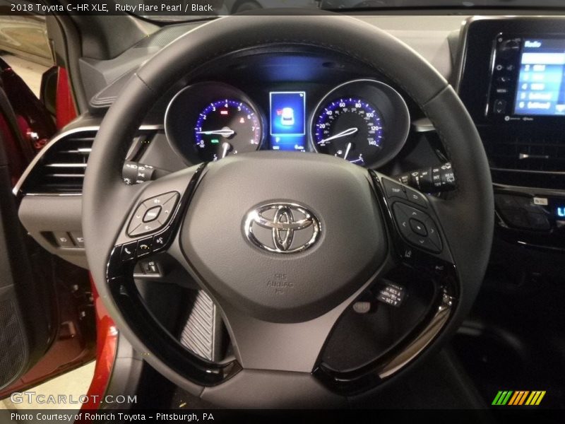 Ruby Flare Pearl / Black 2018 Toyota C-HR XLE