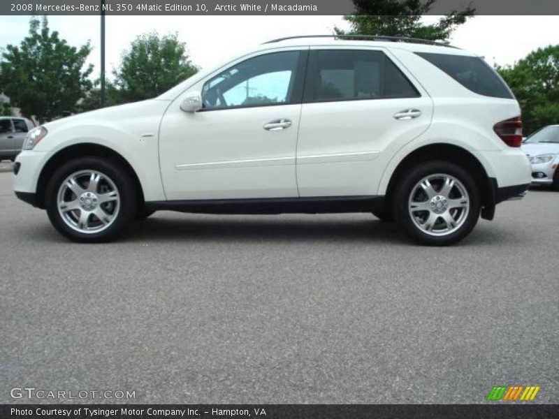 Arctic White / Macadamia 2008 Mercedes-Benz ML 350 4Matic Edition 10