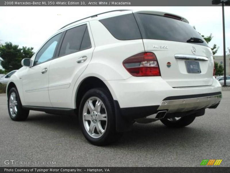 Arctic White / Macadamia 2008 Mercedes-Benz ML 350 4Matic Edition 10