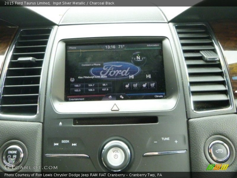 Ingot Silver Metallic / Charcoal Black 2015 Ford Taurus Limited