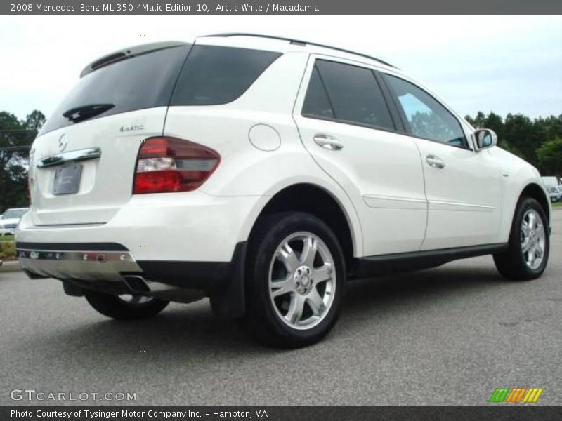 Arctic White / Macadamia 2008 Mercedes-Benz ML 350 4Matic Edition 10
