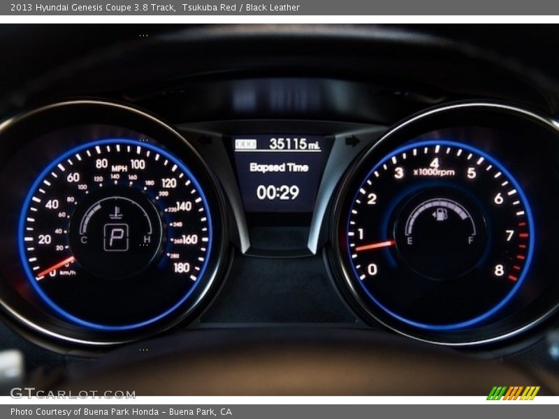 Tsukuba Red / Black Leather 2013 Hyundai Genesis Coupe 3.8 Track