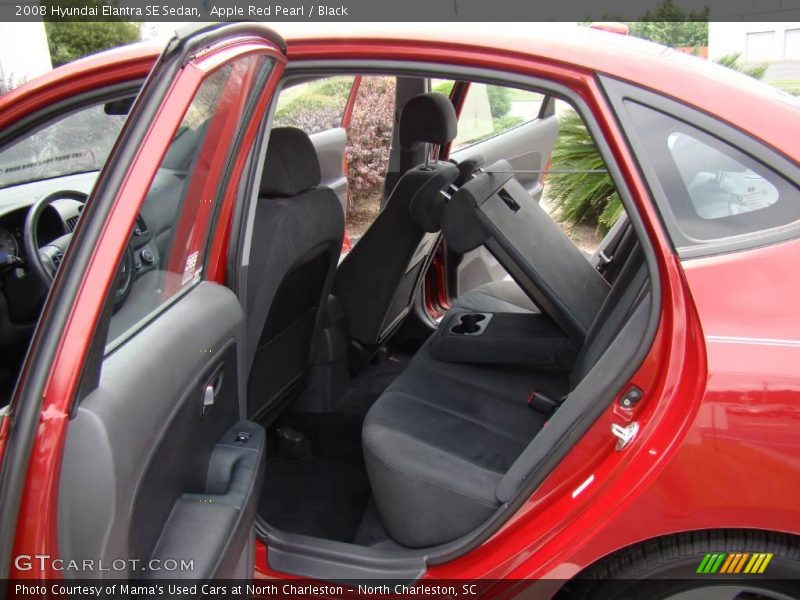 Apple Red Pearl / Black 2008 Hyundai Elantra SE Sedan