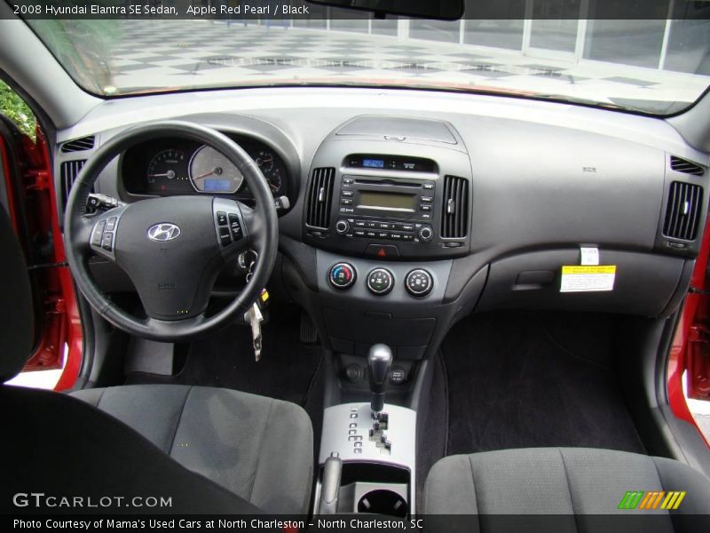 Apple Red Pearl / Black 2008 Hyundai Elantra SE Sedan
