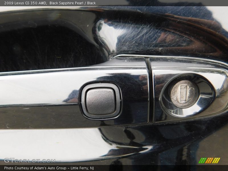 Black Sapphire Pearl / Black 2009 Lexus GS 350 AWD