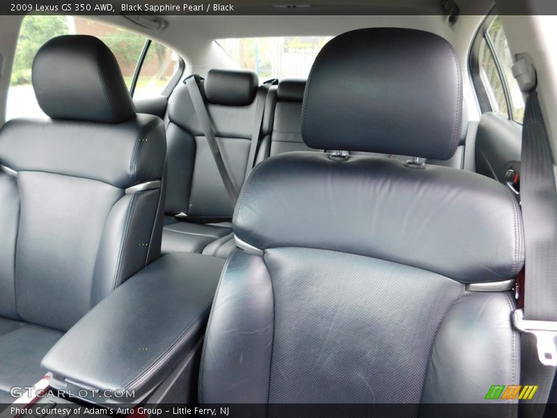 Black Sapphire Pearl / Black 2009 Lexus GS 350 AWD