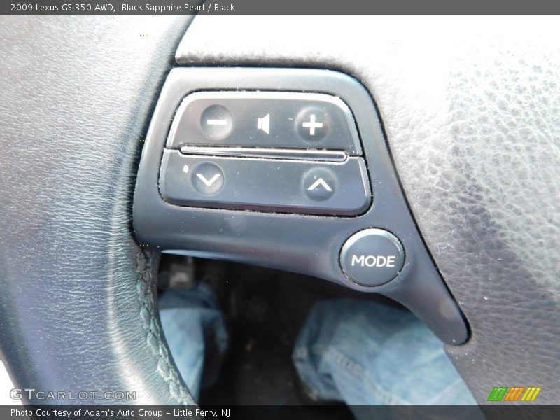 Black Sapphire Pearl / Black 2009 Lexus GS 350 AWD