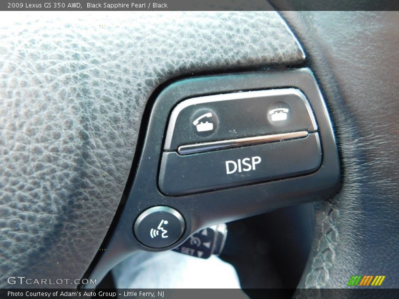 Black Sapphire Pearl / Black 2009 Lexus GS 350 AWD