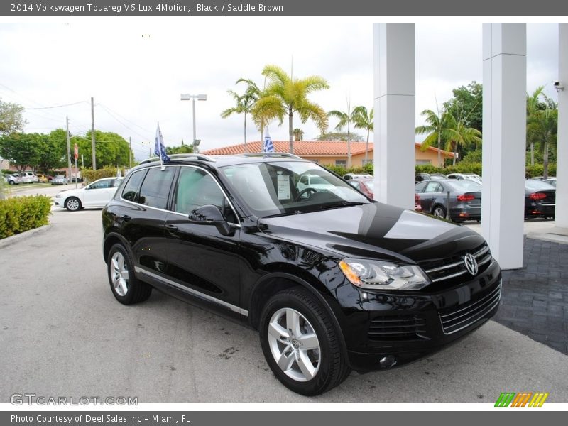 Black / Saddle Brown 2014 Volkswagen Touareg V6 Lux 4Motion