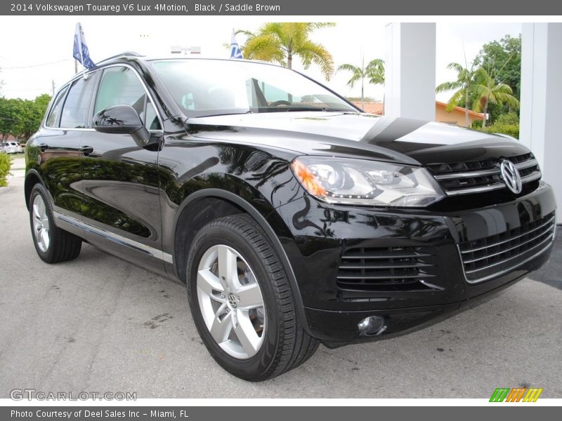 Black / Saddle Brown 2014 Volkswagen Touareg V6 Lux 4Motion
