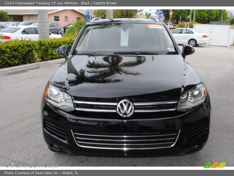 Black / Saddle Brown 2014 Volkswagen Touareg V6 Lux 4Motion