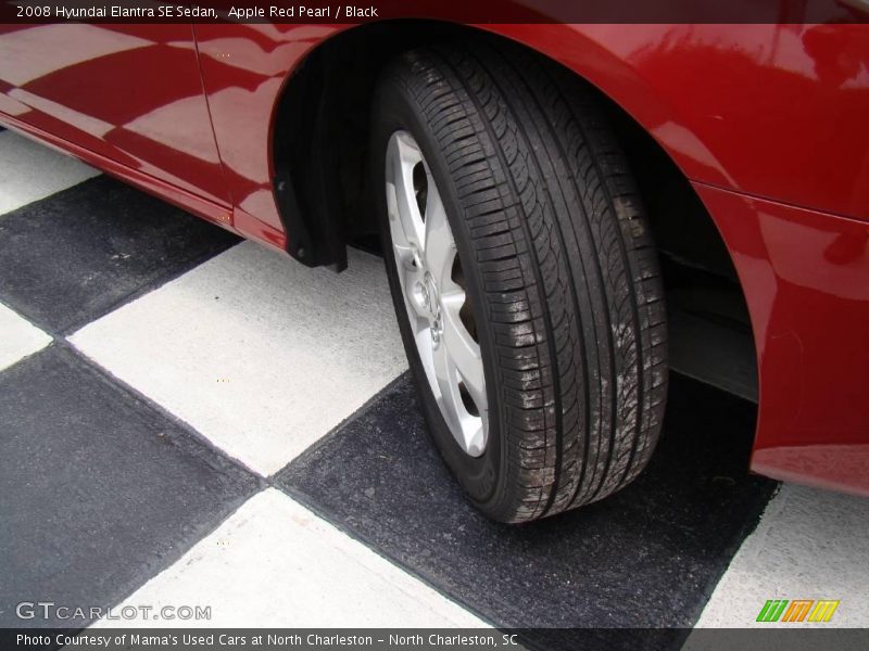 Apple Red Pearl / Black 2008 Hyundai Elantra SE Sedan