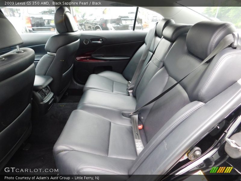 Black Sapphire Pearl / Black 2009 Lexus GS 350 AWD