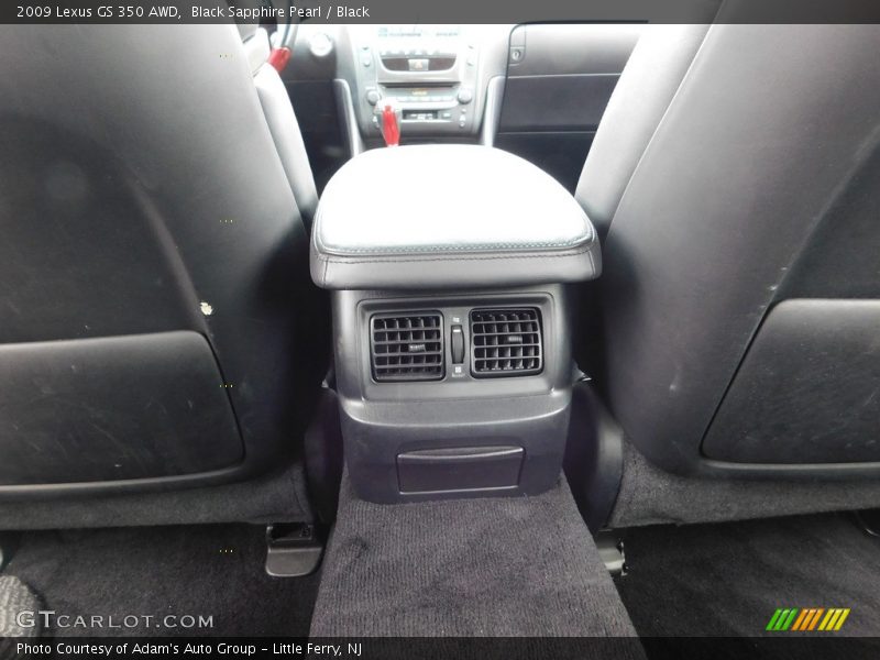 Black Sapphire Pearl / Black 2009 Lexus GS 350 AWD