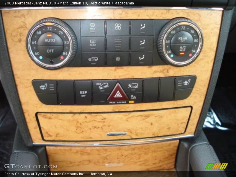 Arctic White / Macadamia 2008 Mercedes-Benz ML 350 4Matic Edition 10
