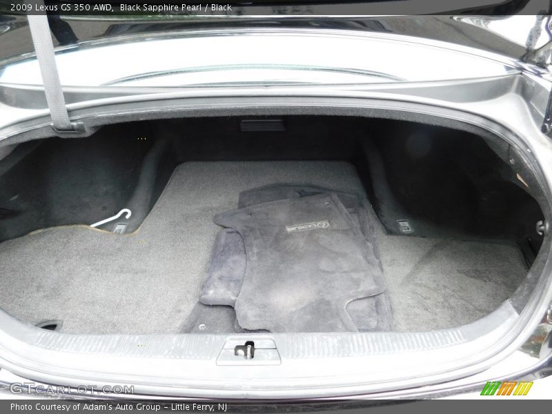 Black Sapphire Pearl / Black 2009 Lexus GS 350 AWD