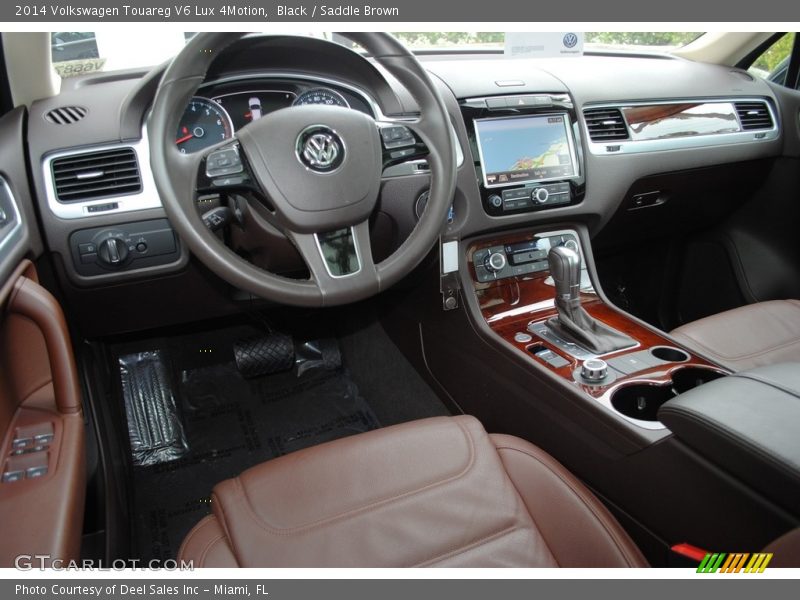Black / Saddle Brown 2014 Volkswagen Touareg V6 Lux 4Motion