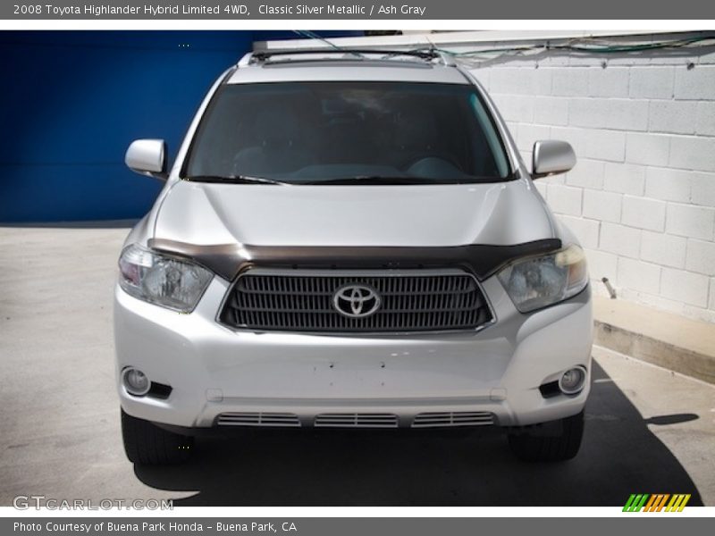 Classic Silver Metallic / Ash Gray 2008 Toyota Highlander Hybrid Limited 4WD