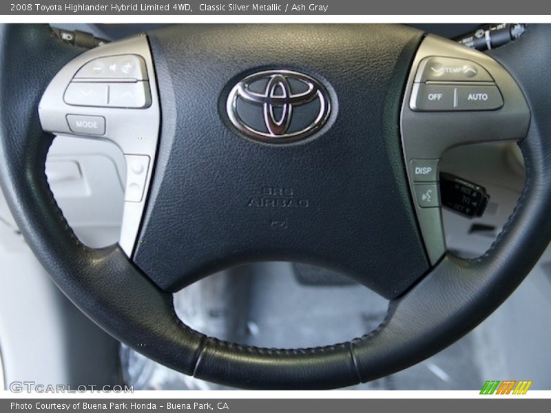 Classic Silver Metallic / Ash Gray 2008 Toyota Highlander Hybrid Limited 4WD