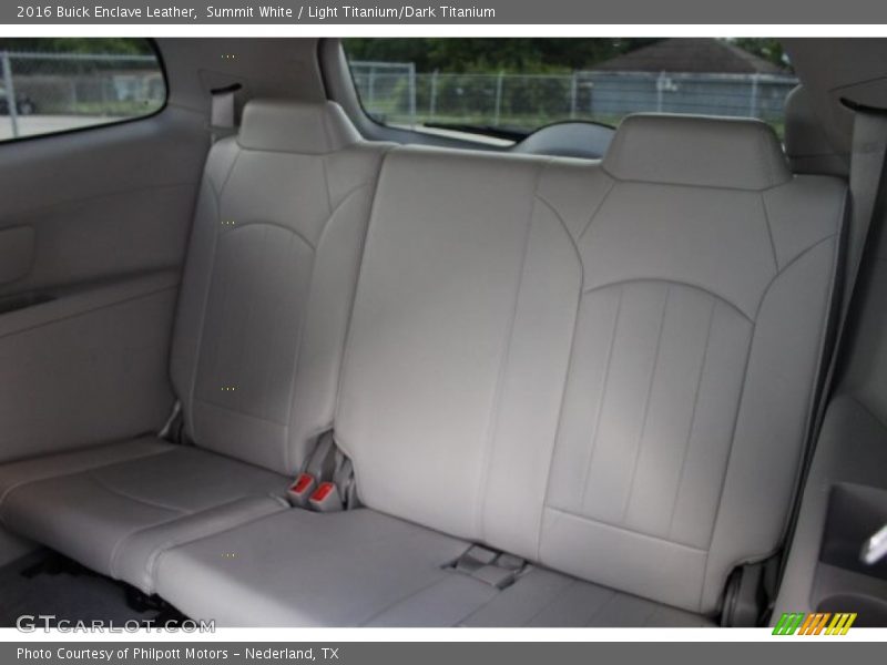 Summit White / Light Titanium/Dark Titanium 2016 Buick Enclave Leather