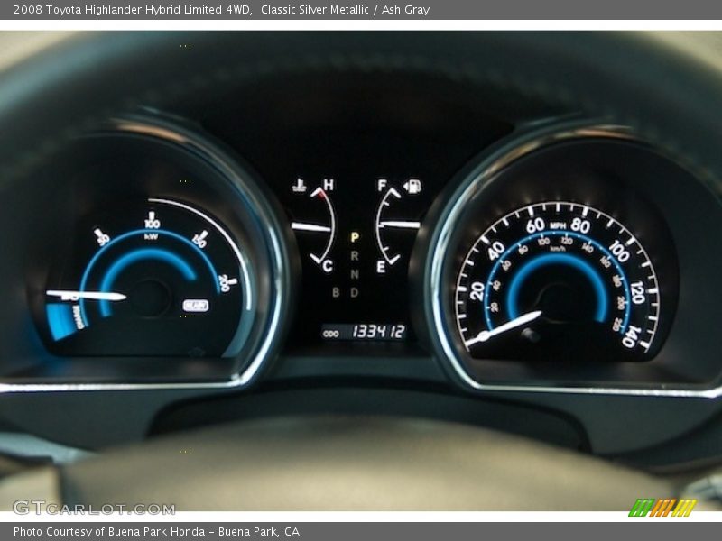 Classic Silver Metallic / Ash Gray 2008 Toyota Highlander Hybrid Limited 4WD