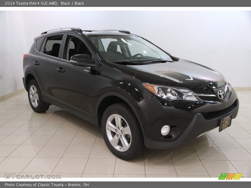 Black / Black 2014 Toyota RAV4 XLE AWD