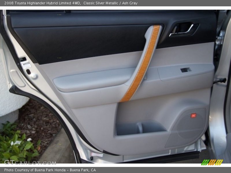 Classic Silver Metallic / Ash Gray 2008 Toyota Highlander Hybrid Limited 4WD