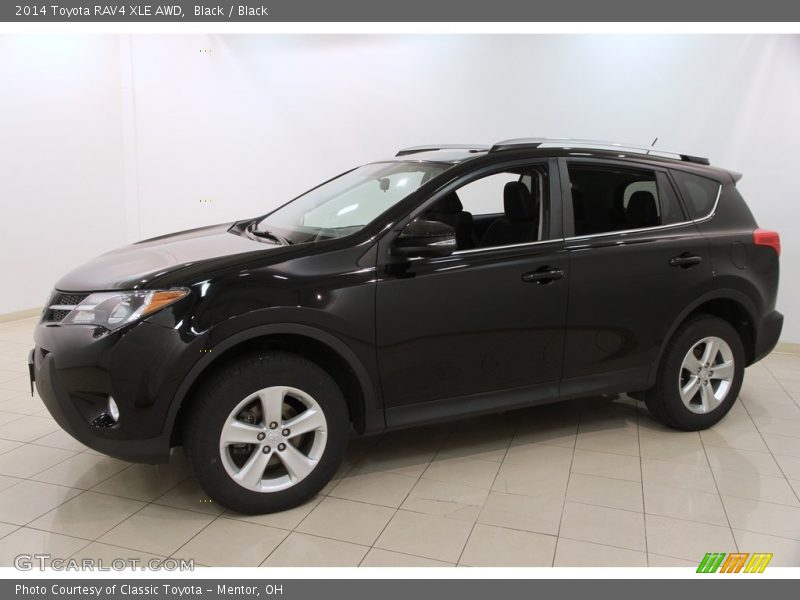 Black / Black 2014 Toyota RAV4 XLE AWD