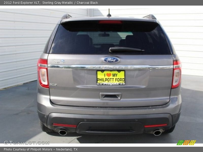 Sterling Gray Metallic / Charcoal Black 2012 Ford Explorer XLT