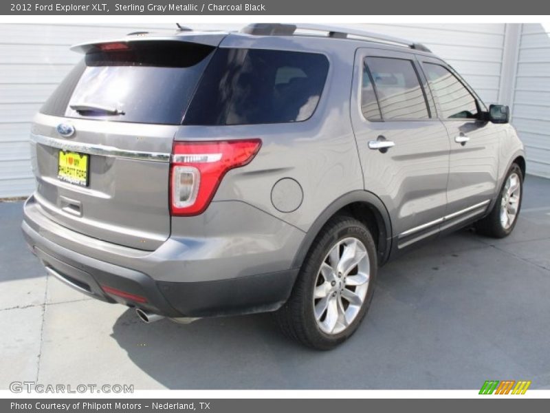 Sterling Gray Metallic / Charcoal Black 2012 Ford Explorer XLT