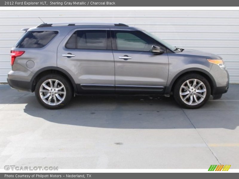 Sterling Gray Metallic / Charcoal Black 2012 Ford Explorer XLT