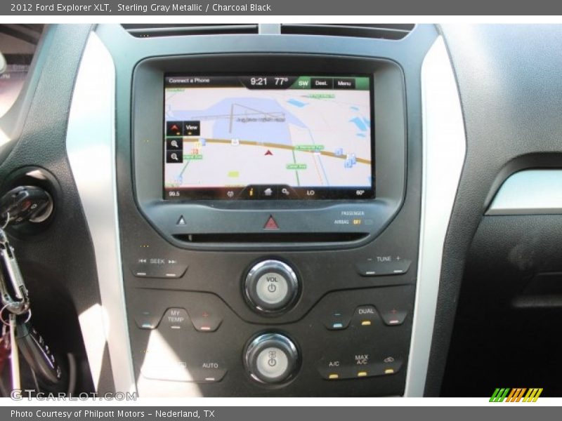 Sterling Gray Metallic / Charcoal Black 2012 Ford Explorer XLT