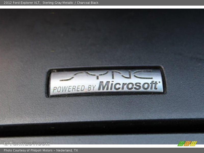 Sterling Gray Metallic / Charcoal Black 2012 Ford Explorer XLT