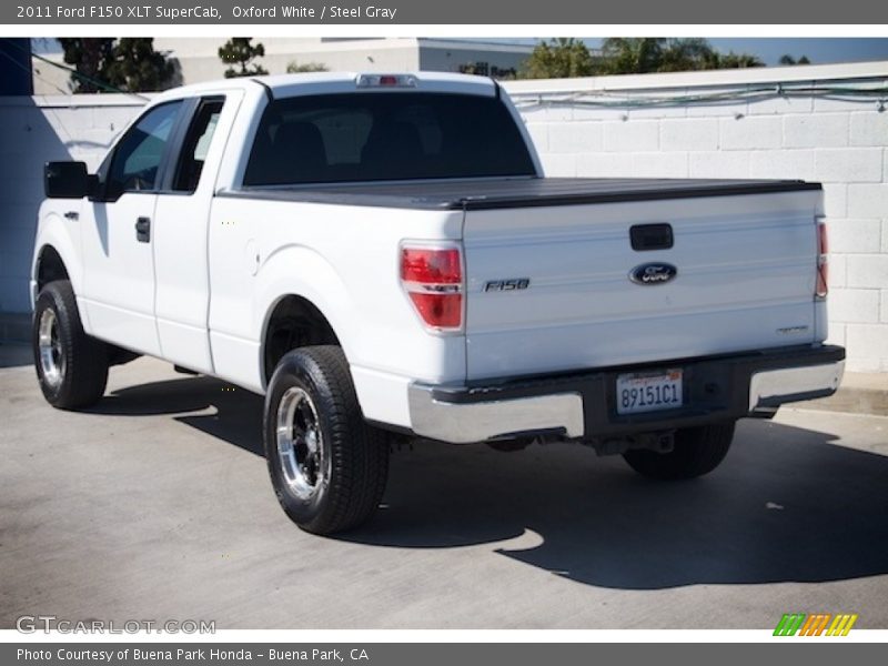 Oxford White / Steel Gray 2011 Ford F150 XLT SuperCab