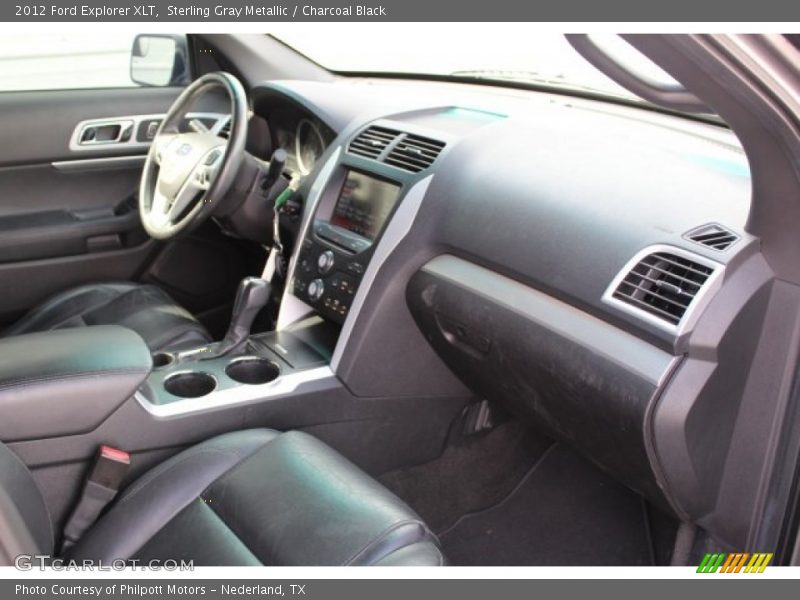 Sterling Gray Metallic / Charcoal Black 2012 Ford Explorer XLT