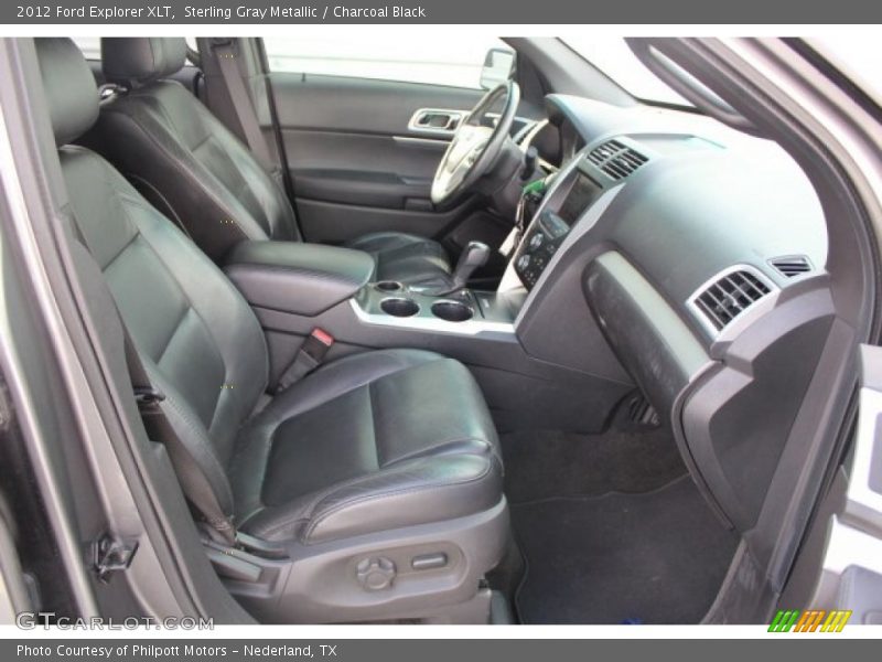 Sterling Gray Metallic / Charcoal Black 2012 Ford Explorer XLT