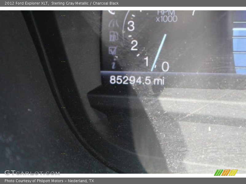 Sterling Gray Metallic / Charcoal Black 2012 Ford Explorer XLT