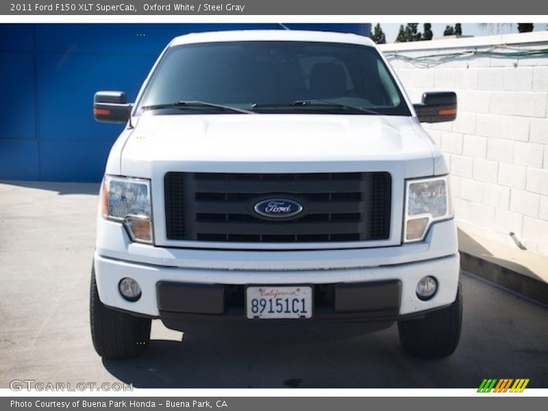 Oxford White / Steel Gray 2011 Ford F150 XLT SuperCab