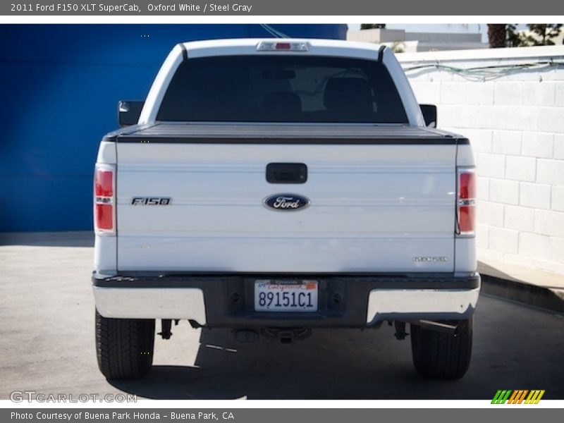 Oxford White / Steel Gray 2011 Ford F150 XLT SuperCab