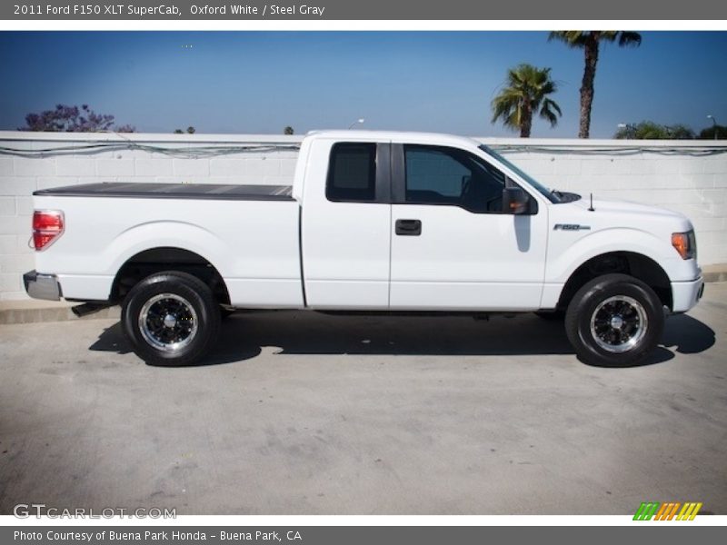 Oxford White / Steel Gray 2011 Ford F150 XLT SuperCab
