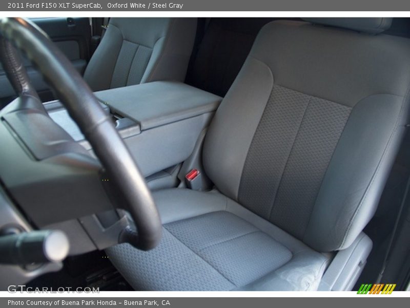 Oxford White / Steel Gray 2011 Ford F150 XLT SuperCab